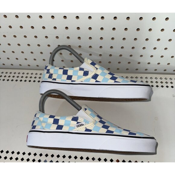 VANS Classic Slip-On Checkerboard Womens Athletic Skate Shoes Size 7 Multi Color - Picture 5 of 8